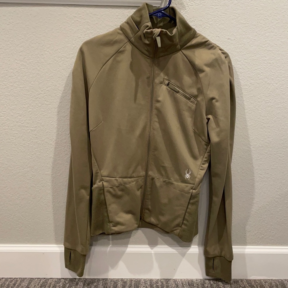 Spyder Zip Up Green Jacket